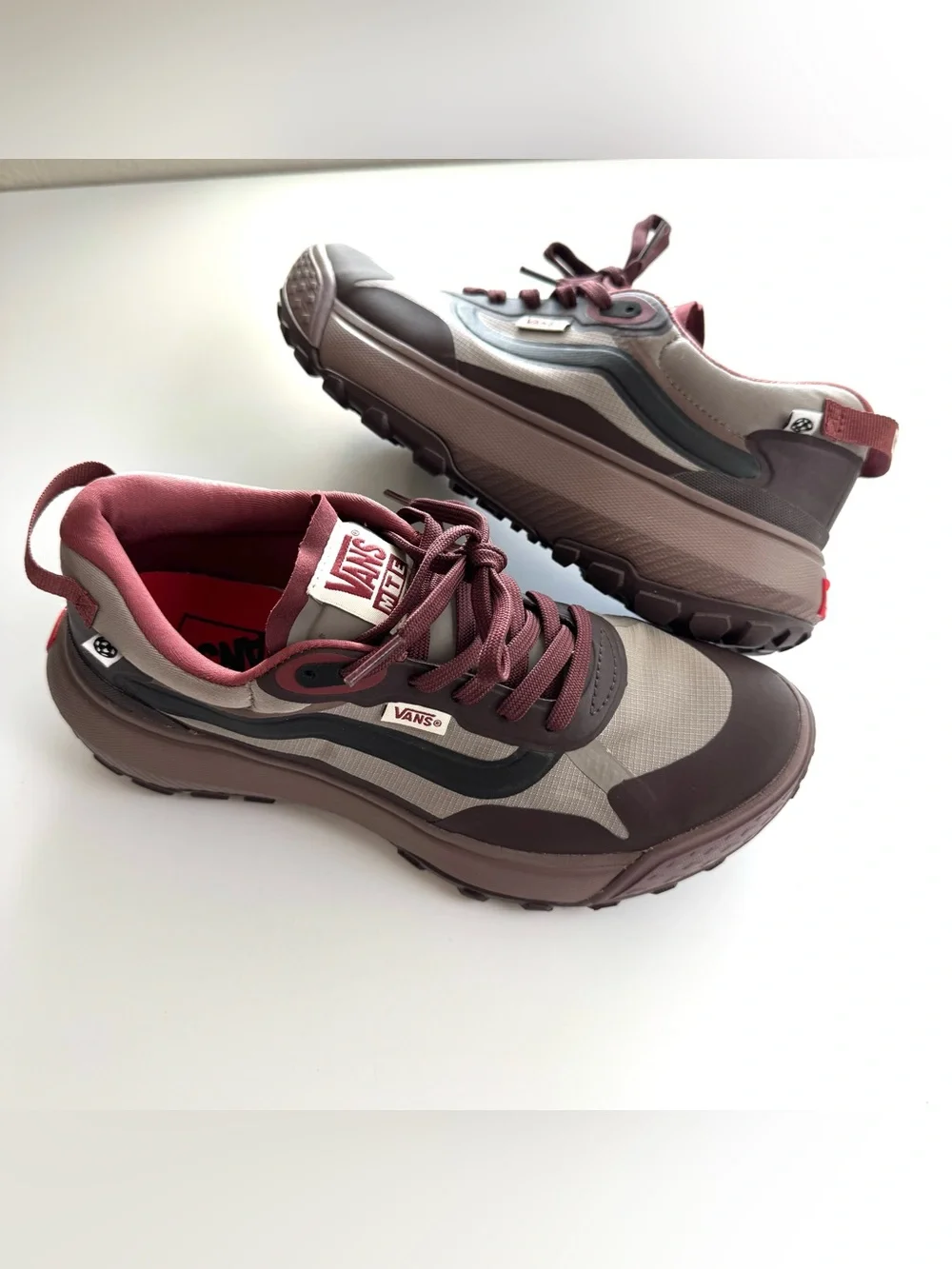NEW Vans MTE Crosspath Outdoor Shoes Bitter Chocolate Brown Men’s 6.5 Women’s 8 - Picture 1 of 7